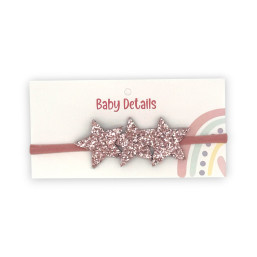 3 Stars Headband - Rose Gold